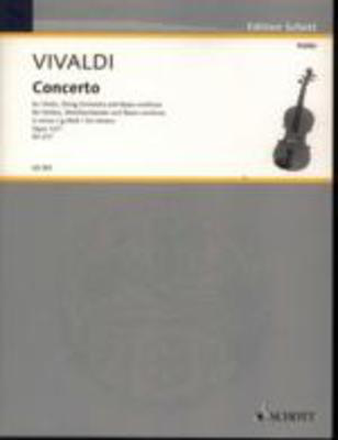 Concerto G Min Op 12 No 1 Rv 317 Vln Pno - Vivaldi - Schott