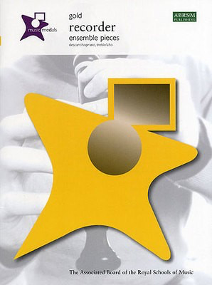 Music Medals Recorder Ensemble Pieces Gold