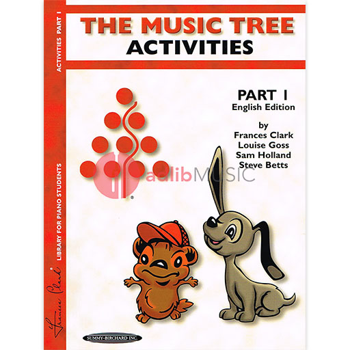 Music Tree Activities Book Part 1 - Piano by Clark/Goss/Holland/Betts Summy Birchard 0950ENG
