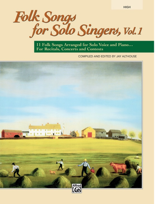 Folk Songs for Solo Singers Vol 1 Book High Voice