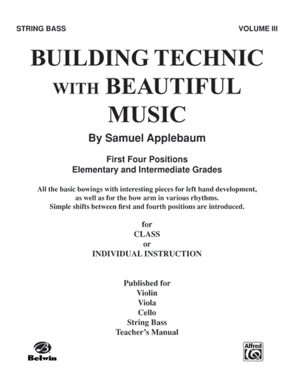 Building Technic with Beautiful Music Book 3 Bass