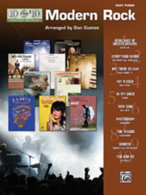 10 for 10 Modern Rock Easy Piano