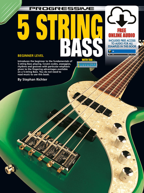 Progressive 5 String Bass Bk/OLA