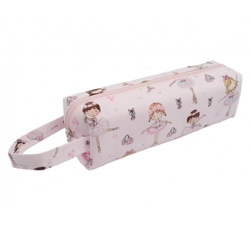 Ballet Pencil Case Pink with Ballerinas  and Ballet Shoes