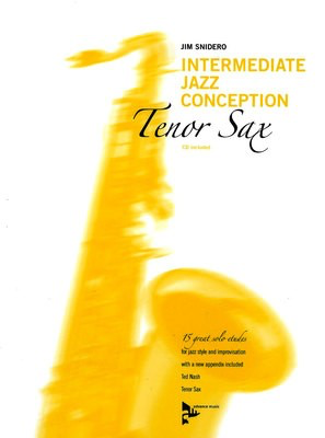 Intermediate Jazz Conception Tenor Sax Book/OLA