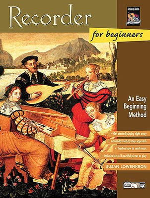 RECORDER FOR BEGINNERS BK/CD