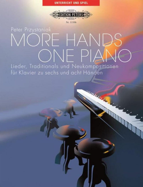 More Hands One Piano 6 Or 8 Hands Book/CD - Peter Przystaniak - Piano Edition Peters EP11106