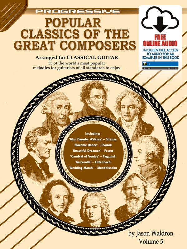 Popular Classics of Great Composers Vol 5 Bk/OLA - Classical Guitar