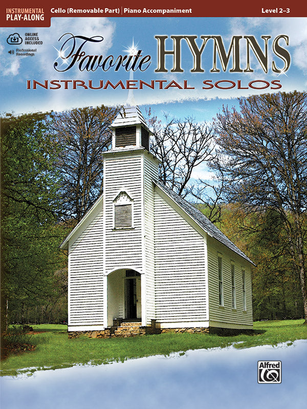 Favorite Hymns Instrumental Solos Cello Book/CD