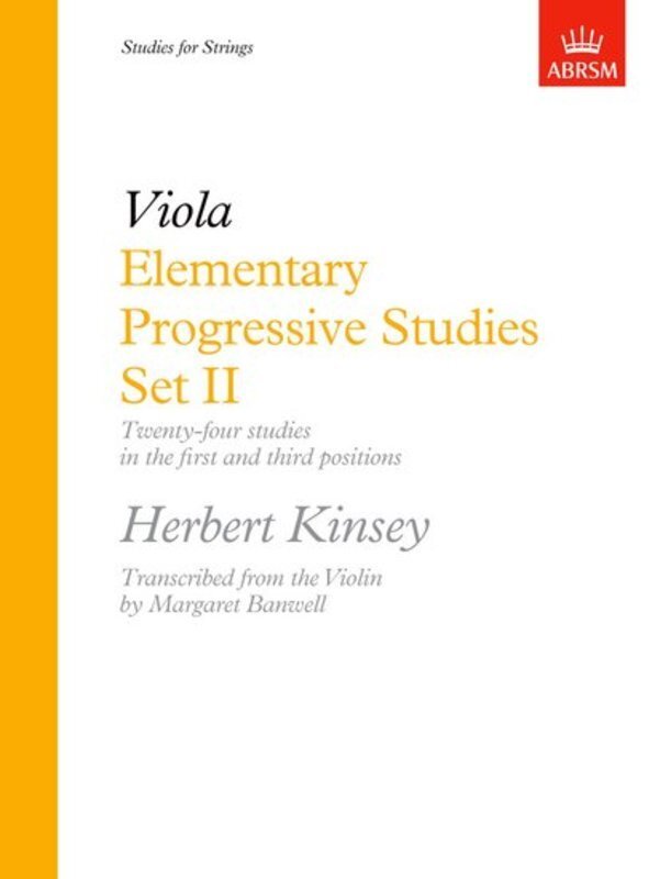 Elementary Progressive Studies Set II for Viola