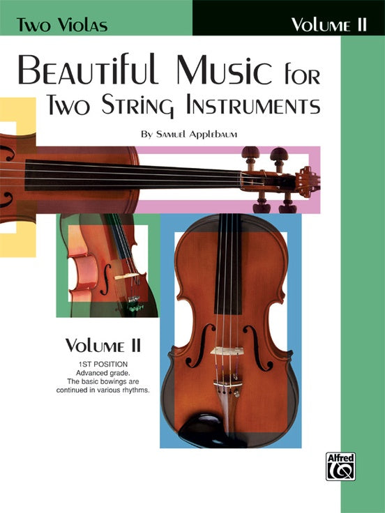 Beautiful Music for Two String Instruments Volume 2 - Two Violas