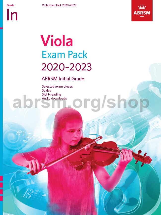 ABRSM Viola Initial Grade Exam Pack 2020-23