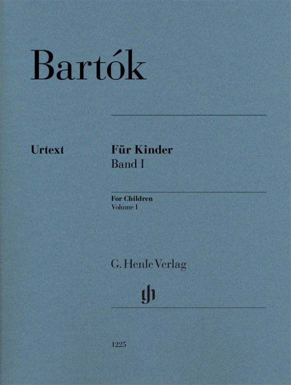 Bartok For Children Volume 1 Piano Solo