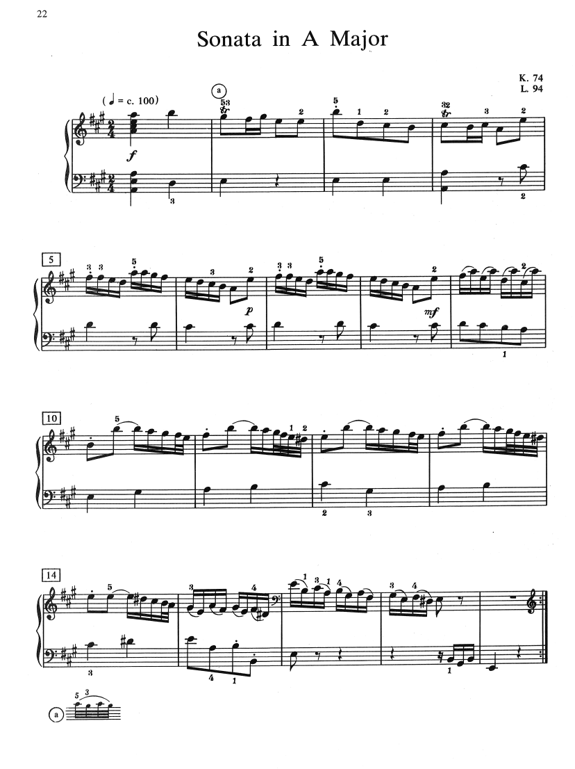 Scarlatti Piano Sonatas - Book 2