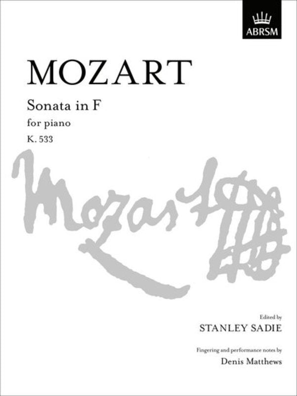Mozart Piano Sonata in F K 533