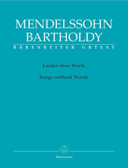 Mendelssohn Songs Without Words Piano Solo