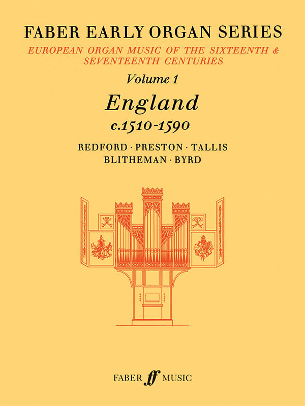 EARLY ORGAN SERIES BK 1 ENGLAND