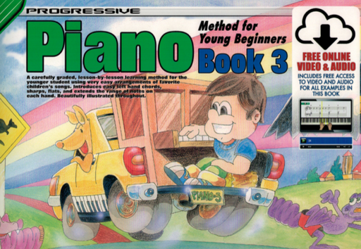 Progressive Piano Meth For Young Begin Bk 3 Bk/OA