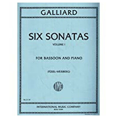 6 Sonatas Book 1 Bassoon/Piano
