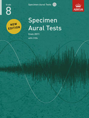 ABRSM Specimen Aural Tests Grade 8 Book/CD