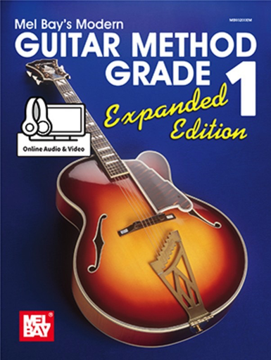 Modern Guitar Method Grade 1, Expanded Edition - (Book/Online Audio & Video) - Mel Bay|William Bay - Guitar - Mel Bay  93200EM