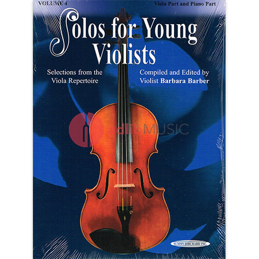 Solos for Young Violists Volume 4 Viola/Piano