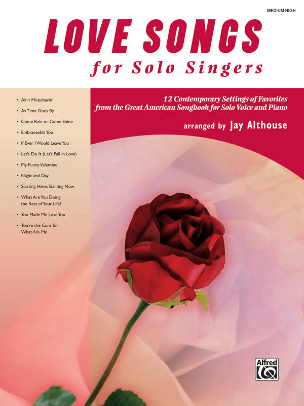 LOVE SONGS FOR SOLO SINGERS MED HIGH BK/CD