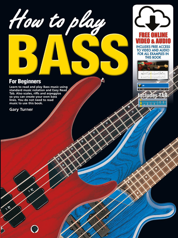 How To Play Bass for Beginners Book/OLA