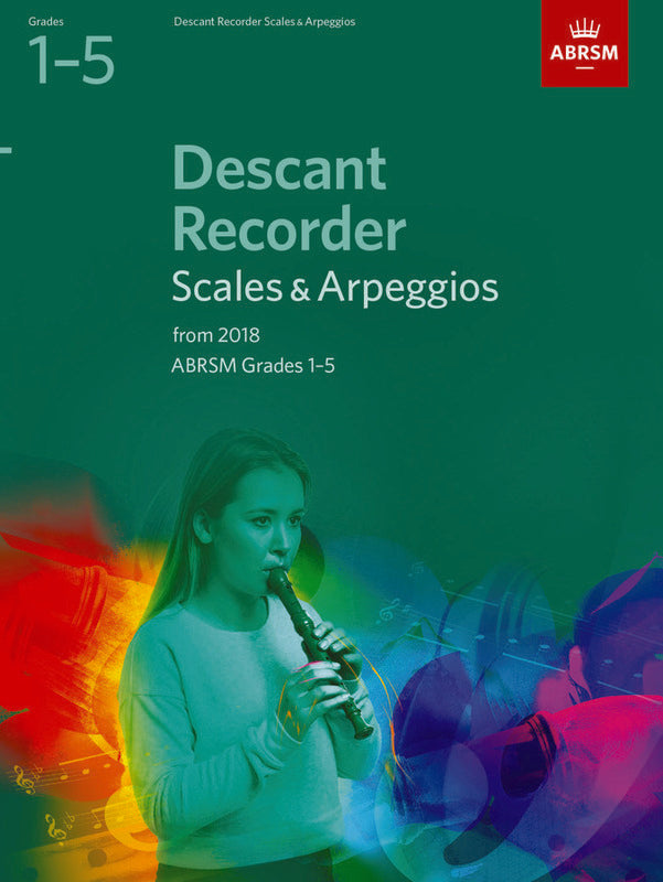ABRSM Descant Recorder Scales & Arpeggios Gr 1-5