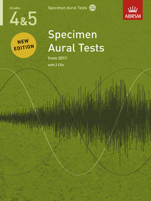 ABRSM Specimen Aural Tests Grade 4-5 Book/CD