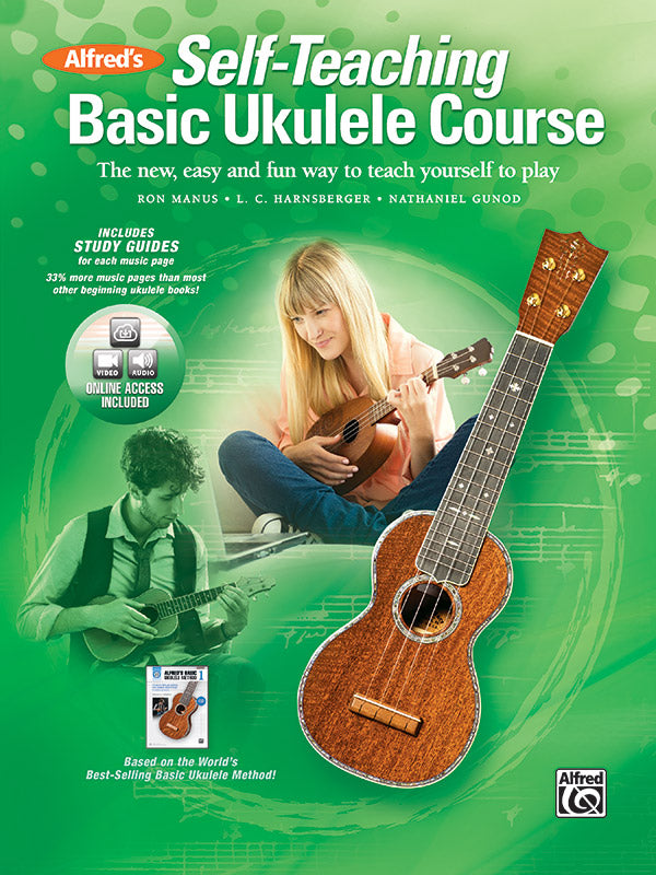 Alfreds Self-Teaching Basic Ukulele Bk/CD/DVD