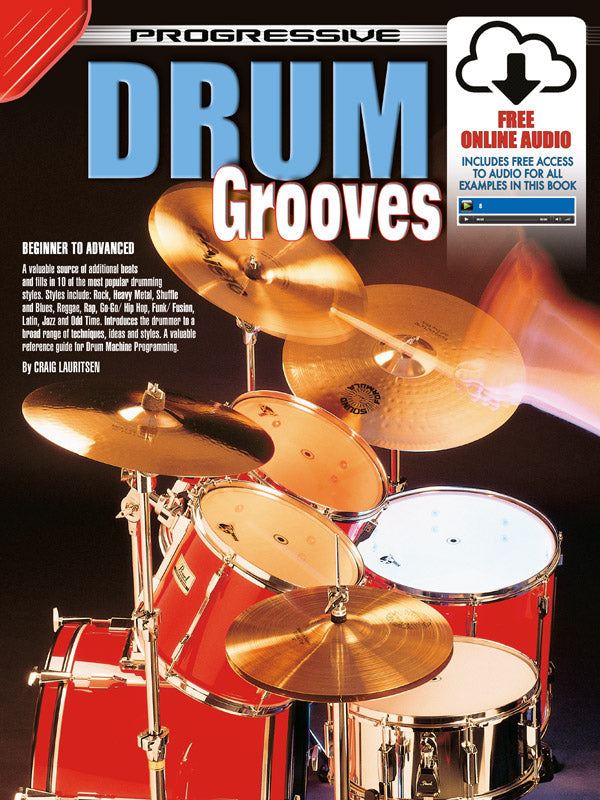 Progressive Drum Grooves Book/OA