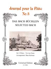 Selected Works of Bach for Two Flutes