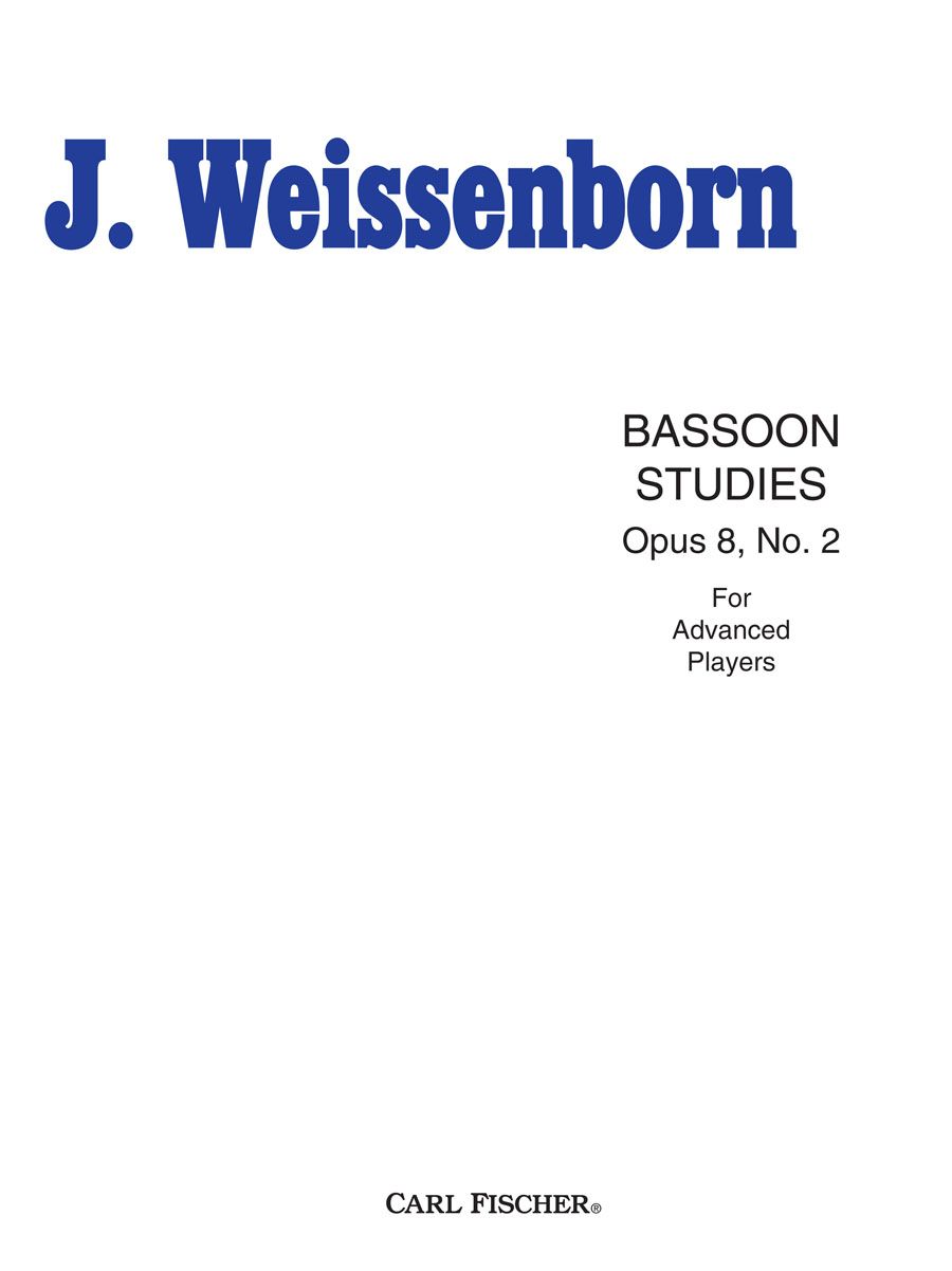 Bassoon Studies Op. 8 No. 2 - Weissenborn - Carl Fischer O2951