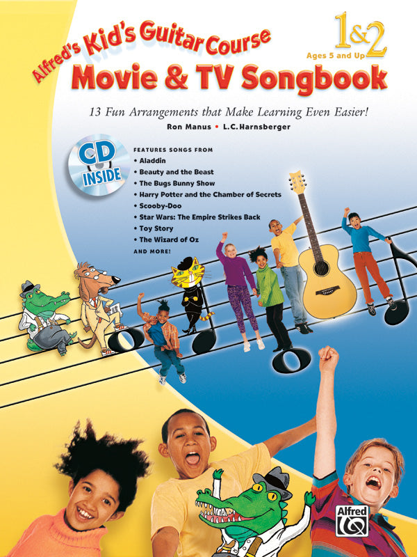 Alfreds Kids Guitar Course Movie Songbook 1 & 2