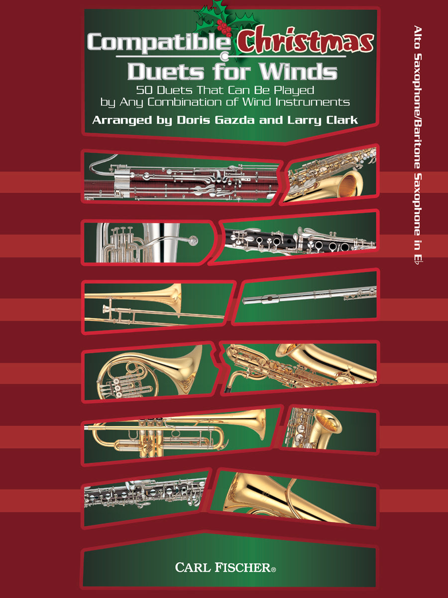 Compatible Christmas Duets for Winds - Alto Sax - Gazda/Clark - Fischer WF150