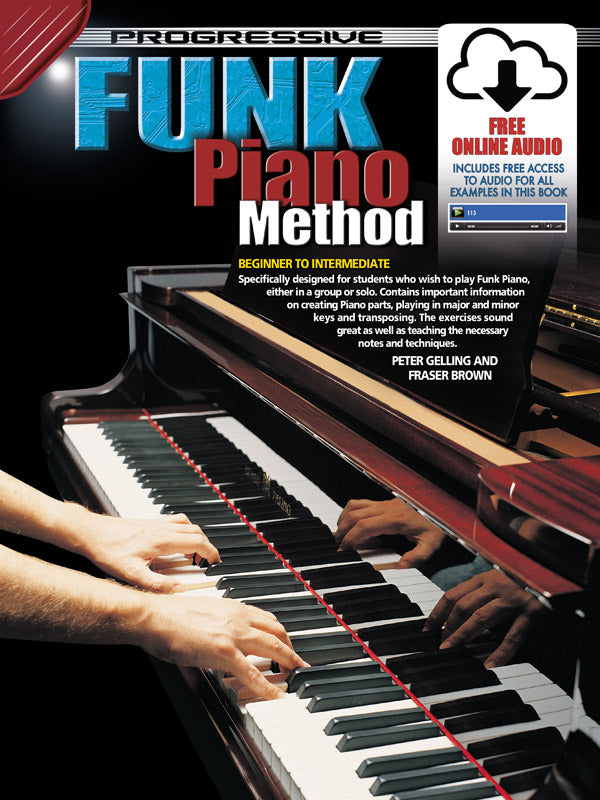 Progressive Funk Piano Method Bk/OLA