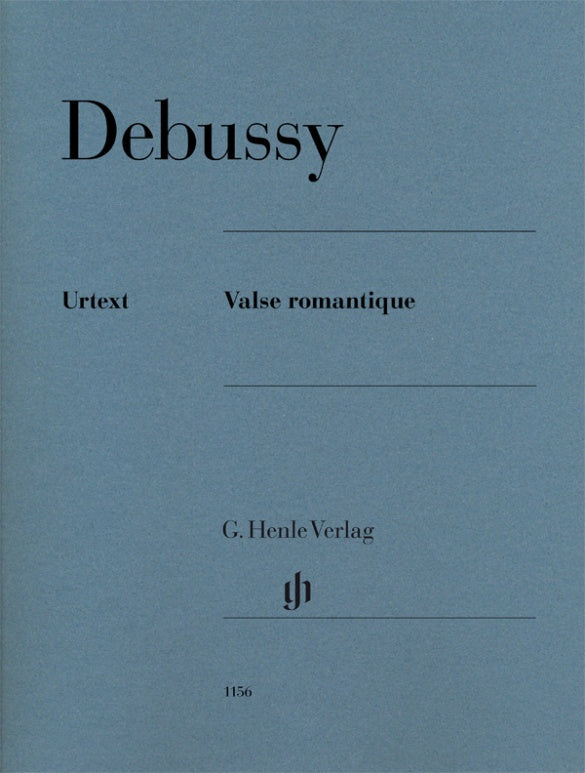 Debussy - Valse Romantique - Piano Solo edited by Heinemann Henle HN1156