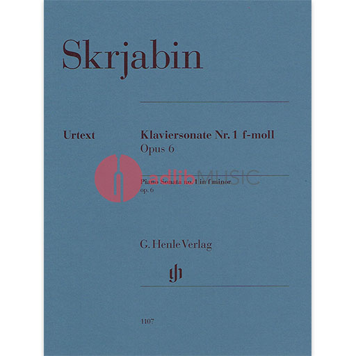 Piano Sonata No 1 In F Min Op 6