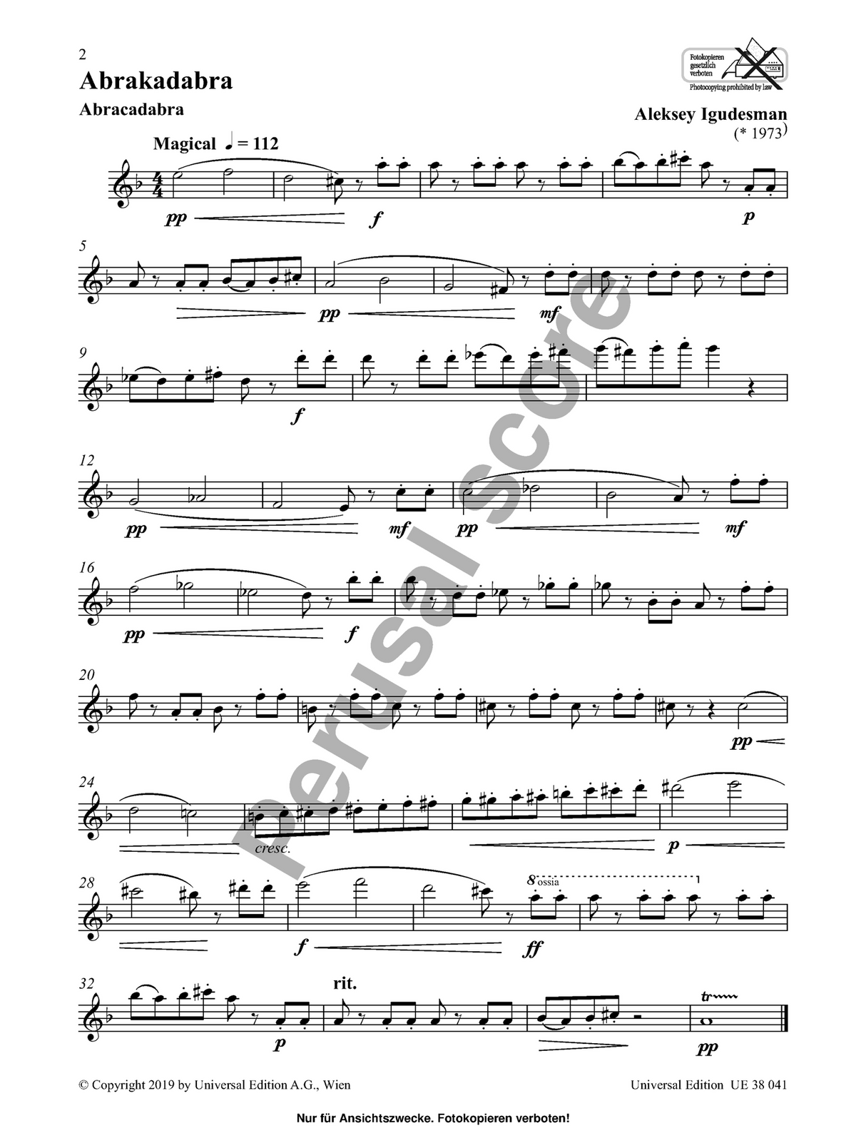 Magical Spells for Flute by Aleksey Igudesman