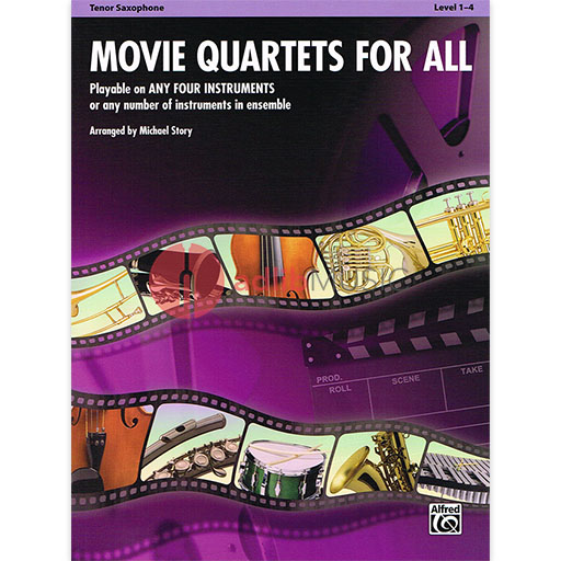 Movie Quartets for All Tenor Sax