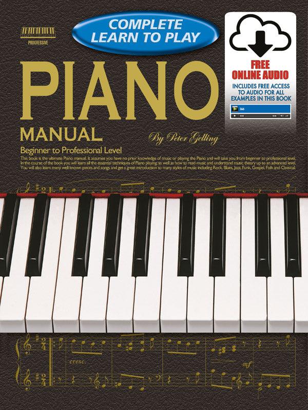Complete Learn to Play Piano Manual Book/OA