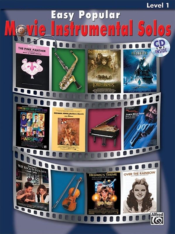 Easy Popular Movie Inst Solos Flute Bk/OLA