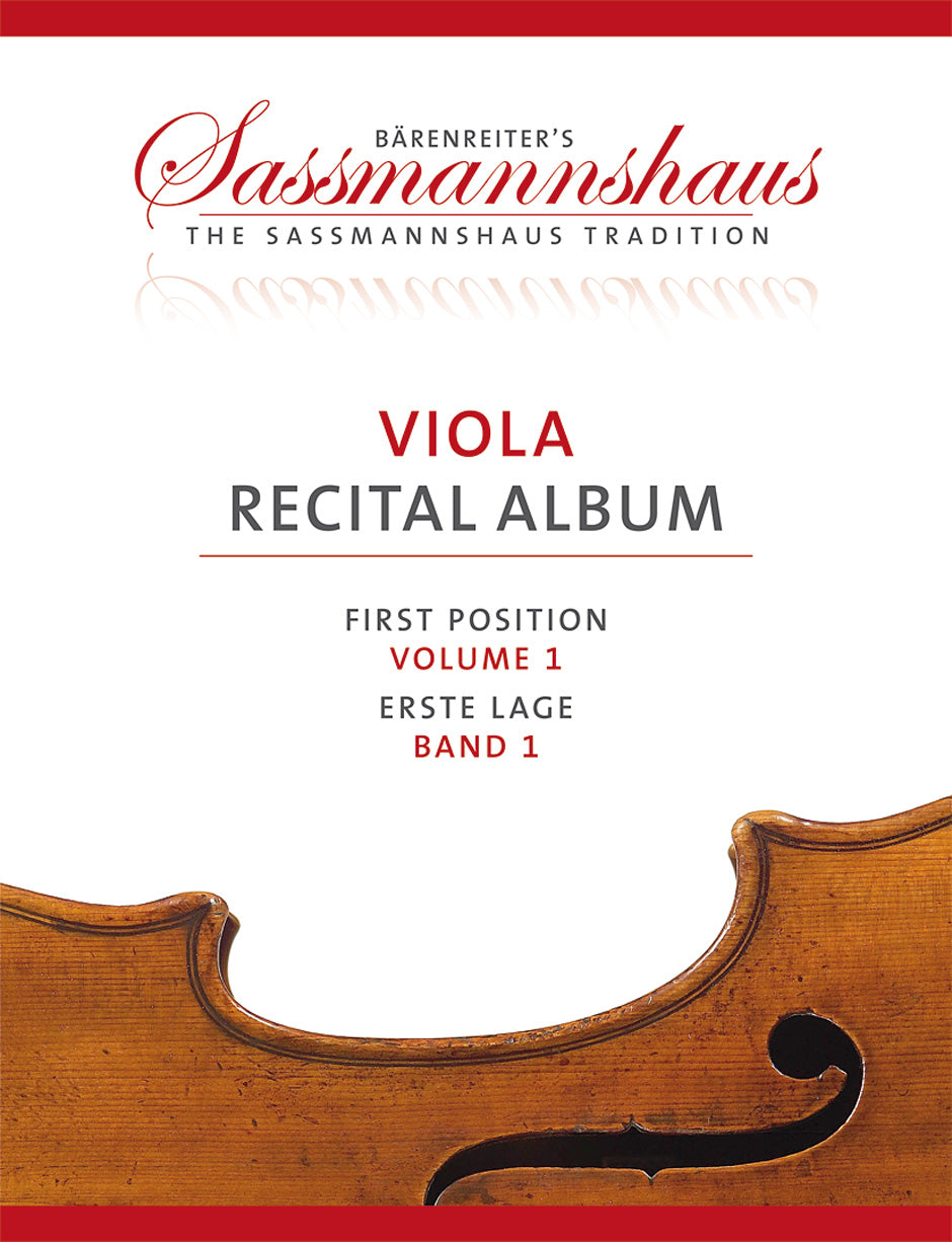 Sassmannshaus Viola Recital Album Volume 1