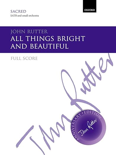 All Things Bright and Beautiful Full Score