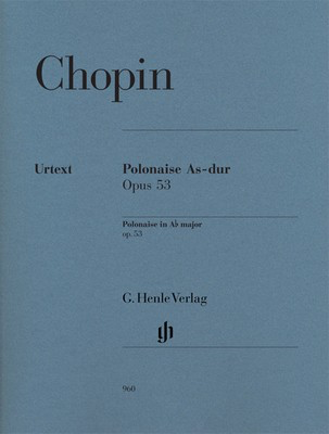 Polonaise in Ab major Op. 53 - Frederic Chopin - Piano G. Henle Verlag Piano Solo