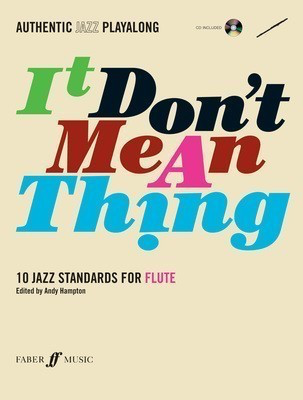 JAZZ PLAYALONG IT DONT MEAN A THING FLUTE BK/CD