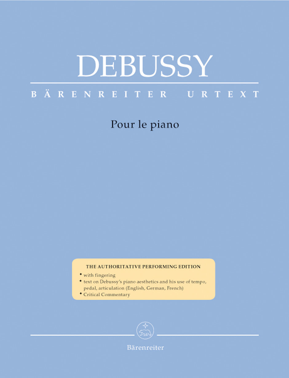 Debussy Pour Le Piano - Debussy Claude Back Regina Barenreiter BA8770