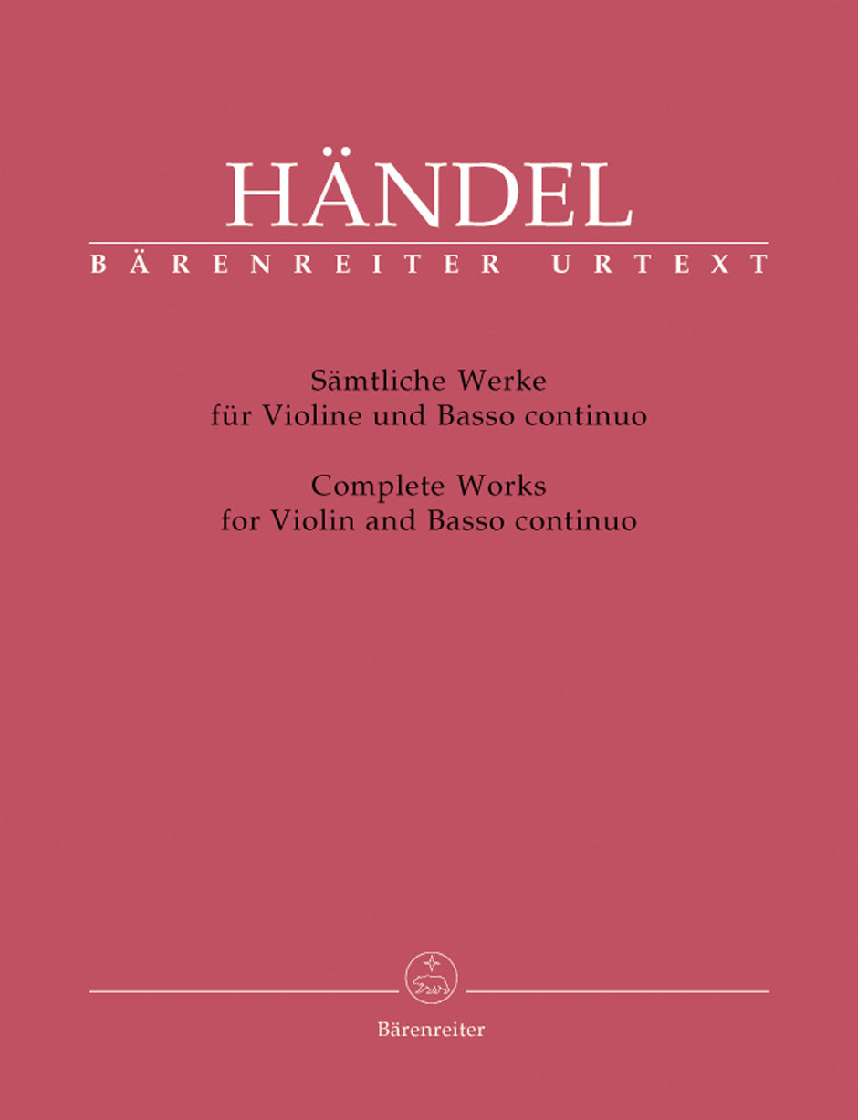 Handel Complete Works for Violin & Basso Continuo