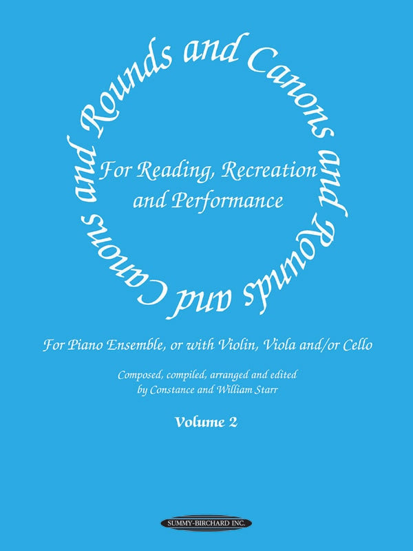 Rounds and Canons Volume 2 Piano Ensemble
